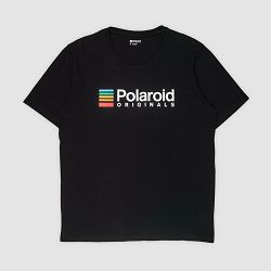 Polaroid Originals Black T-Shirt Color Logo KIT komplet majice 1x (S) + 2x (M) + 2x (L) + 1x (XL)