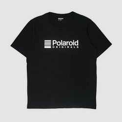 Polaroid Originals Black T-Shirt White Logo KIT komplet majice 1x (S) + 2x (M) + 2x (L) + 1x (XL)