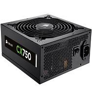 Power Supply CORSAIR Builder Series CX AC 100-240V, 750W, Retail, Efficiency 85%