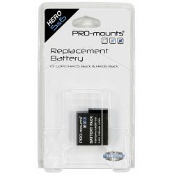 PRO-mounts Li-Ion Akku 1260mAh baterija za GoPro HERO 5 i 6