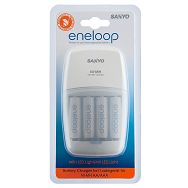 Sanyo Eneloop MQN09-E-4-3UTG LED punjač + 4xAA punjive baterije ready to use