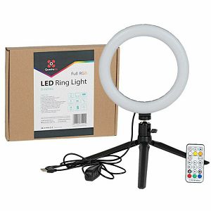 Quadralite LED ring light RGB 21cm