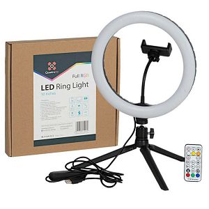 Quadralite LED ring light RGB 26cm