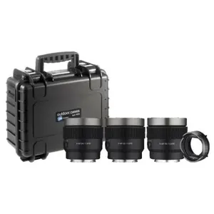 Samyang 24/35/75mm V-AF kit + MF adapter + hard case