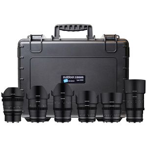 Samyang VDSLR Kit 6 = 14mm T3.1 + 24mm T1.5 + 35mm T1.5 + 50mm T1.5 + 85mm T1.5+ 135mm T2.2 Canon EF + Hardcase