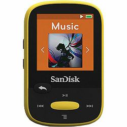 SanDisk 8GB Clip Sport MP3 Player (Yellow)