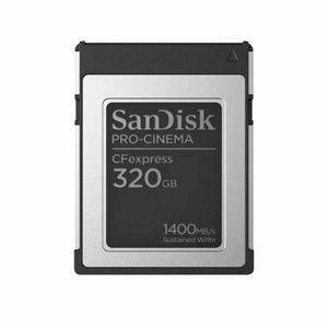 SanDisk CFexpress 320GB R1700MB/s W1500MB/s Type B Card Pro-Cinema memorijska kartica (SDCFEC-320G-GN4NN)