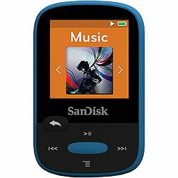 SanDisk Clip Sport Blue 8GB MP3 player (SDMX24-008G-G46B)