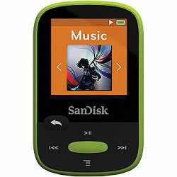 SanDisk Clip Sport Lime 8GB MP3 player (SDMX24-008G-G46L)