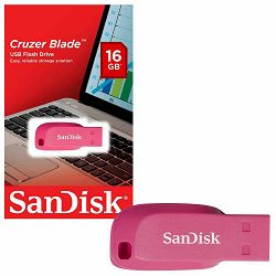 SanDisk Cruzer Blade 16GB Electric Pink USB memorija (SDCZ50C-016G-B35PE)