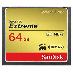 SanDisk Extreme CF 64GB 120MB/s 85MB/s write UDMA7 SDCFXSB-064G-G46 Compact Flash Memorijska kartica