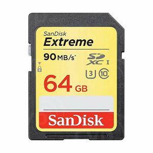 SanDisk Extreme Plus SDXC 64GB 90MB/s Class 10 UHS-I SDSDXSF-064G-GNCIN Memorijska kartica 