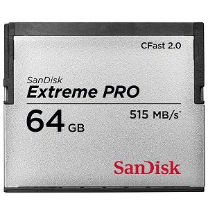 SanDisk Extreme Pro CFAST 2.0 64GB 515MB/s SDCFSP-064G-G46B Compact Flash Memorijska kartica
