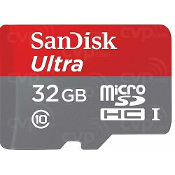 SanDisk microSDHC 32GB + SD Adapter 98MB/s A1 Class 10 UHS-I Imaging Packaging Ultra memorijska kartica (SDSQUAR-032G-GN6IA)