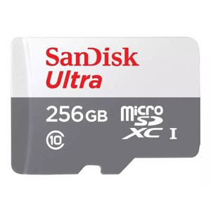 SanDisk microSDXC 256GB 100MB/s Class 10 UHS-I memorijska kartica (SDSQUNR-256G-GN3MN)