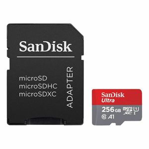 SanDisk microSDXC 256GB R150MB/s W120MB/s Class 10 A1 UHS-I Ultra memorijska kartica + SD Adapter (SDSDUNB-064G-GN6IN)