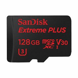 SanDisk microSDXC 64GB 100MB/s + SD Adapter + Rescue Pro Deluxe Extreme Plus A1 C10 V30 UHS-I U3 memorijska kartica (SDSQXBG-064G-GN6MA)