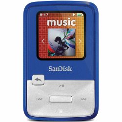 SanDisk Sansa Clip+ 4GB Blue SDMX18-004G-E46B MP3 Player