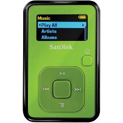 SanDisk Sansa Clip+ 4GB Lime SDMX18-004G-E46L MP3 Player