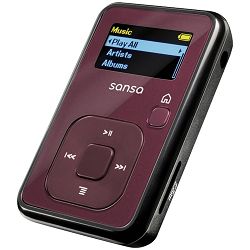 SanDisk Sansa Clip+ 4GB Red SDMX18-004G-E46R MP3 Player
