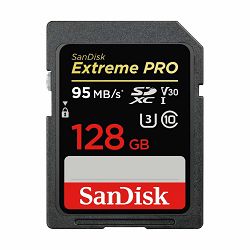 SanDisk SDXC 128GB 95MB/s Extreme Pro V30 UHS-I U3 memorijska kartica (SDSDXXG-128G-GN4IN)