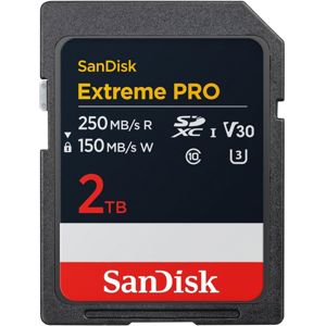 SanDisk SDXC 2TB R250MB/s W150MB/s Class 10 V30 UHS-I U3 C10 Extreme memorijska kartica (SDSDXXD-2T00-GN4IN)