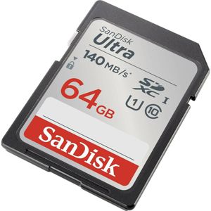 SanDisk SDXC 64GB R140MB/s Class 10 UHS-I Ultra memorijska kartica (SDSDUNB-064G-GN6IN)