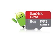 SanDisk Ultra Android microSDHC 8GB Card + SD Adapter + Memory Zone Android App 30MB/s Class SDSDQUA-008G-U46A