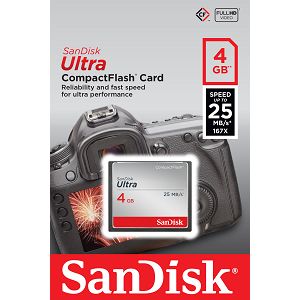 SanDisk Ultra CF 4GB 25MB/s SDCFHS-004G-G46 compact flash memorijska kartica