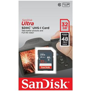 SanDisk Ultra SDHC 32GB 48MB/s Class 10 UHS-I SDSDUNB-032G-GN3IN Memorijska kartica