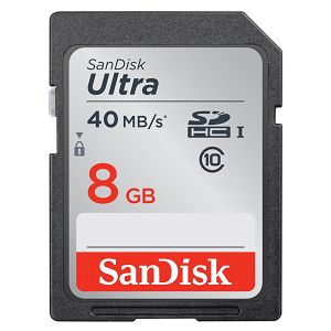 SanDisk Ultra SDHC 8GB 40MB/s Class 10 UHS-I SDSDUN-008G-G46 memorijska kartica