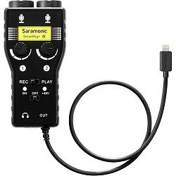 Saramonic SmartRig+ Di Two Channel Mic and Guitar Interface Audio Adapter s Lightning Connector priključkom