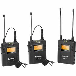 Saramonic UwMic9 Kit8 UHF Wireless Microphone Kit (TX9 + TX9 + RX-XLR9) bežični mikrofon