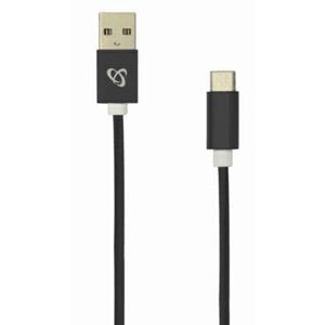 SBOX kabel USB 2.0 - USB tip C crni 1,5m (1 kom)