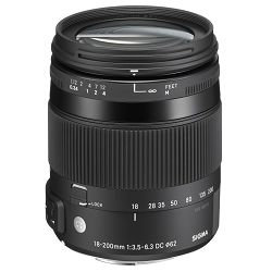 Sigma 18-200mm 3.5-6.3 DC Macro HSM (C) za Sony A-mount allround objektiv 18-200 f/3.5-6.3