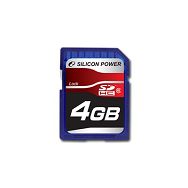 SILICON POWER SDHC Card 4GB (Class 6)