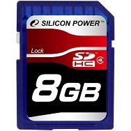 SILICON POWER SDHC Card 8GB (Class 4)