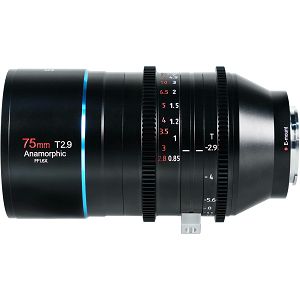 Sirui 75mm T2.9 1.6x Anamorphic lens Venus R75 objektiv za Canon RF