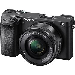 Sony Alpha a6300 + 16-50 f/3.5-5.6 KIT Black Mirrorless Digital Camera crni bezrcalni digitalni fotoaparat i standardni zoom objektiv SEL1650 16-50mm f3.5-5.6 ILCE-6300LB ILCE6300LB (ILCE6300LB.CEC)