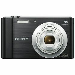 Sony Cyber-shot DSC-W800 Black crni Digitalni fotoaparat Digital Camera DSC-W800B DSCW800B 20.1Mp 5x zoom (DSCW800B.CE3)