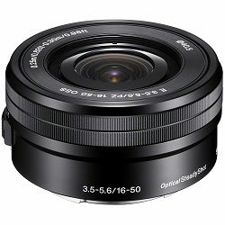Sony E PZ 16-50mm f/3.5-5.6 OSS standardni objektiv za E-Mount 16-50 F3.5-5.6 F3,5-5,6 SEL-P1650 SELP1650 (SELP1650.AE)