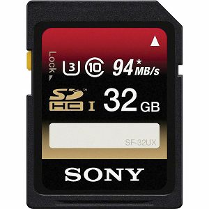 Sony SDHC UHS-I, Class 10, 32GB