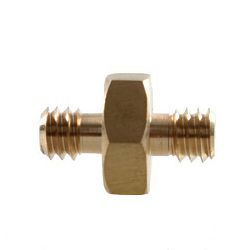 StudioKing Spigot MC-1060B 1/4" Male 1/4" Male univerzalni adapter s dvostrukim muškim navojem