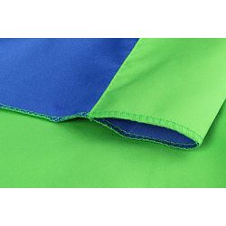 StudioKing studijska foto pozadina od tkanine pamuk 2,7x5m Blue Green plava + zelena Cotton Background Cloth Washable