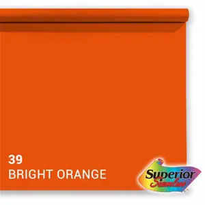 Superior papirnata kartonska pozadina 2,72 x 11m 39 Bright Orange Background Paper Roll studijska foto pozadina u roli