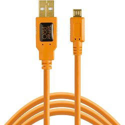 Tether Tools TetherPro USB 2.0 to Micro-B 5-Pin, 15' (4.6m), ORG (CU5430ORG)