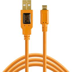 Tether Tools TetherPro USB 2.0 to Micro-B 5-Pin, 15' (4.6m), ORG (CU5430ORG)