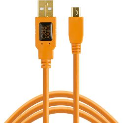 Tether Tools TetherPro USB 2.0 to Mini-B 5-Pin, 15' (4.6m), ORG (CU5451)