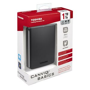 Toshiba CANVIO Basics 1TB USB3 crni