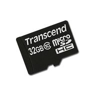 TRANSCEND Memory ( flash cards ) 32GB Micro SDHC Class 10, Plastic, 1pcs with SDHC adapter